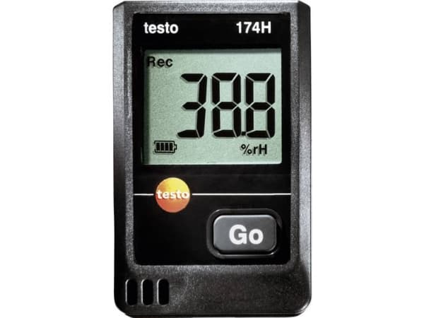 Testo 174H, CR 2032, 1 År, 3 V, 38 mm, 18,5 mm, 60 mm