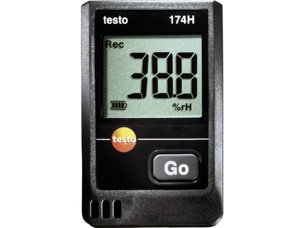Testo 174H, CR 2032, 1 År, 3 V, 38 mm, 18,5 mm, 60 mm