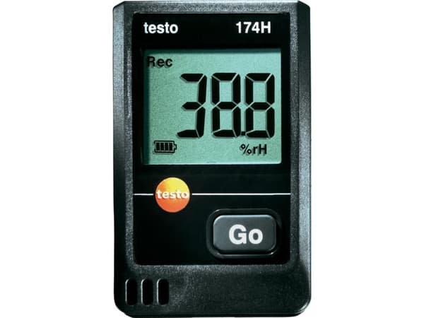 Testo 174H, CR 2032, 1 År, 3 V, 38 mm, 18,5 mm, 60 mm