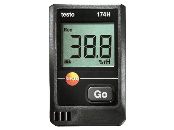 Testo 174H, CR 2032, 1 År, 3 V, 38 mm, 18,5 mm, 60 mm
