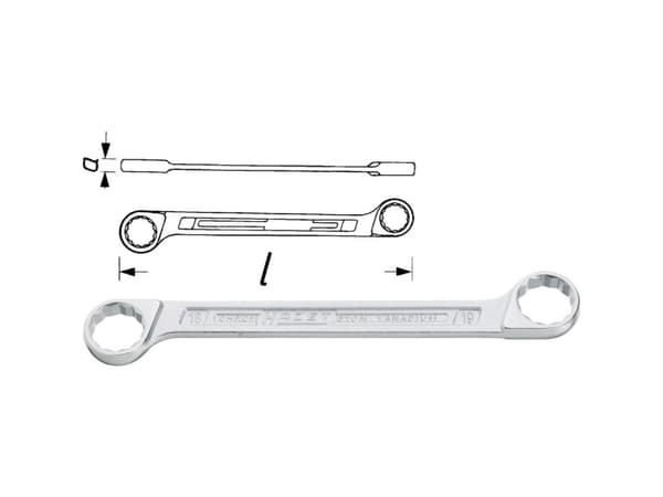 HAZET 610N-8X9, Hopea, 8,9 mm, Hopea, 11,3 cm, 14 g, 1 kpl