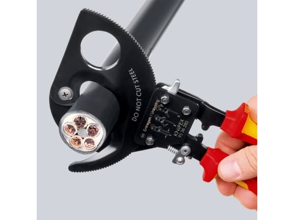KNIPEX - Kabelsax - svartlack