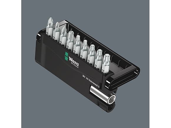Wera 05073410001, 10 stk, Phillips, Phillips skrutrekker, Torx, PH 2, PZ 1,PZ 2,PZ 3, T10,T15,T20,T25,T30, 200 mm