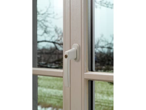 ABUS FG210 S, Vinduslåsingshåndtak, Sølv, Monokromatisk, Sylinderlås, 1 stykker