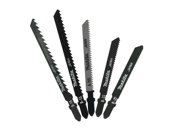 Makita - Set med sticksågsklingor - för trä, metall - 10 delar - T-handtag - för Makita DJV181, DJV181Z, DJV181ZJ