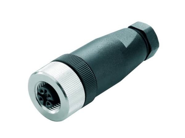 Weidmüller 1807230000 Sensor-, aktuator-stik, M12 Tilslutning, lige Pol-tal (RJ): 4 1 stk