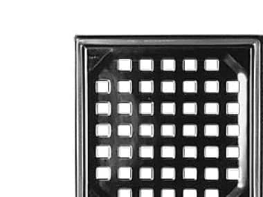 PURUS syrefast rustfri rist 154X154 mm. Til std. Afløb