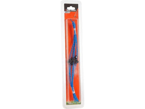 Black & Decker A6489-XJ - Gresstusserstreng - 10 deler - 2.4 mm