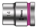 Miniatyrbilde 1 av 5: Wera 05003559001, Stikkontakt, 3/8", Metrisk, 1 hoder, 14 mm, Kromvanadiumstål