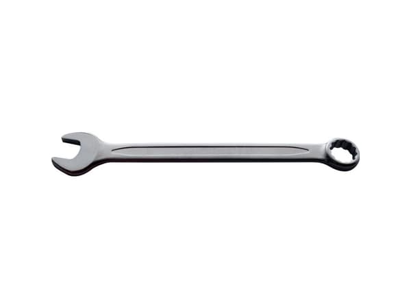 Toolcraft 820838, 17 mm, Krom, Krom-vanadium-stål, Krom, Mat, 15°