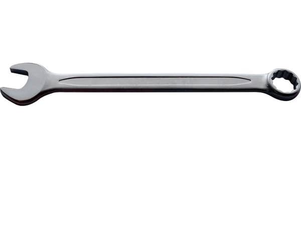 Toolcraft 820838, 17 mm, Krom, Krom-vanadium-stål, Krom, Mat, 15°