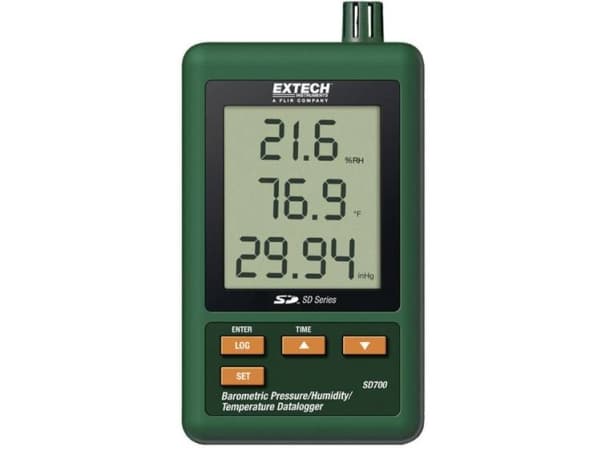 EXTECH SD700 Temperatur Relativ Fuktighet Lufttrykk Datalogger Klima Vær Datalogger med 2 (SD700)