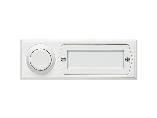 Grothe 51013 Ringeklokke med navneskilt Enkel Hvid 12 V/1,5 A