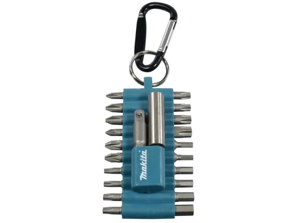 Makita - Skruvmejselbitsats - 22 delar - torx, phillips, pozidriv, hex - längd: 25 mm
