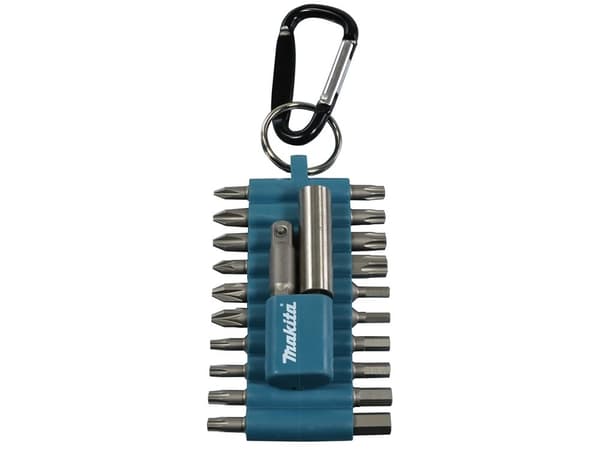 Makita - Skruvmejselbitsats - 22 delar - torx, phillips, pozidriv, hex - längd: 25 mm