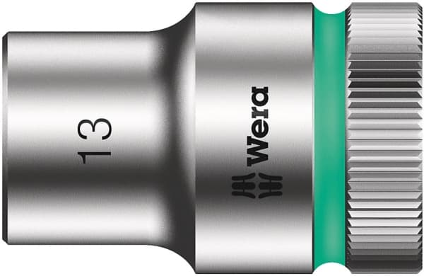 Wera 8790 HMC, 1 stk, Sekskantet, 25,4 / 2 mm (1 / 2"), Krom-vanadium-stål, Grå, ISO 2725