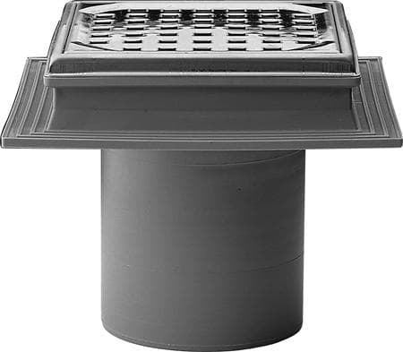 PURUS Flextop 110mm, ritilällä ja kehyksellä, harmaa, VA-hyväksytty