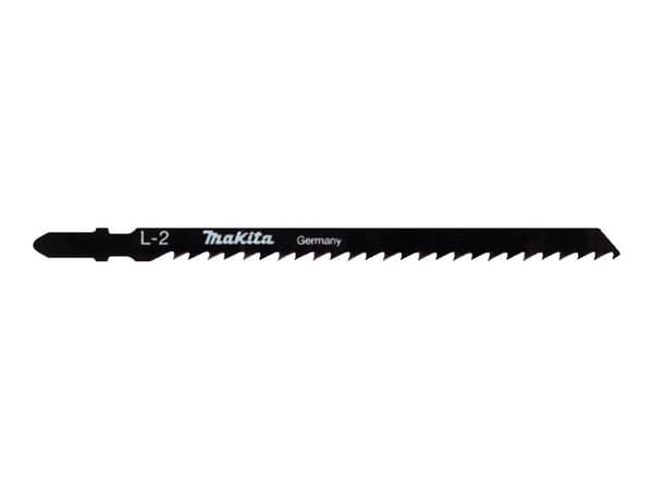 Makita L-2 - Sticksågblad - för trä, plast, plywood, lastpallar, träfanér, polyvinylklorid (PVC) - 5 delar - T-skaft - längd: 132 mm - för Makita DJV