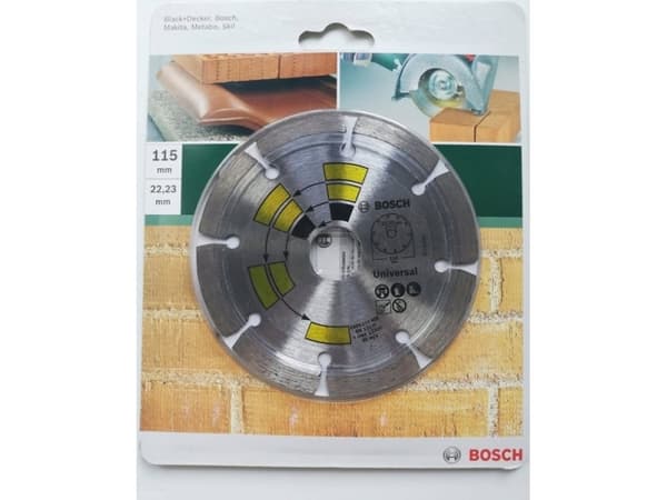 Bosch Tillbehör 2609256400 Universell diamantskiva Diameter 115 mm Invändig diameter 22,23 mm 1 st