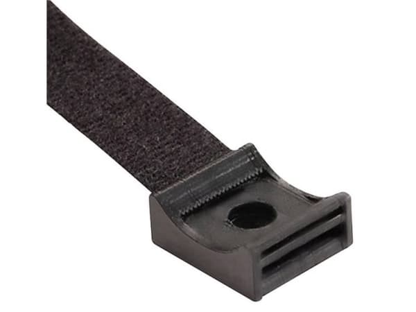 Hebotec KBS 8 - 35 Burrebåndssokkel til fastskruning Sort 1 stk