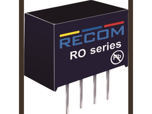 RECOM RO-3.305S/E DC/DC-omvandlare, PCB 3,3 V/DC 5 V/DC 200 mA 1 W Antal utgångar: 1 x
