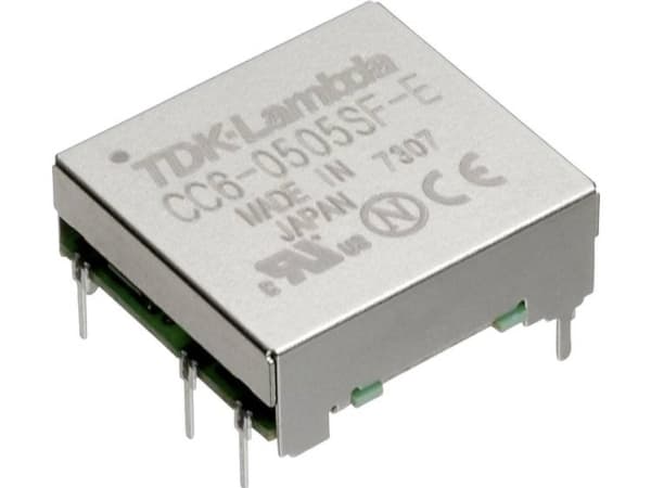 TDK-Lambda CC-6-1212SF-E DC/DC-omvandlare, PCB 12 V/DC 12 V/DC 12 V/DC, 15 V/DC 0,5 A 6 W Antal utgångar: 1 x