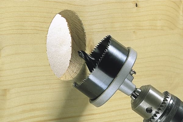 wolfcraft GmbH 2160000, Setti, Pora, Kipsilevy, Paneeli, Puu, Musta, Metalli, Kuusikulmainen varsi