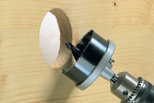 wolfcraft GmbH 2160000, Setti, Pora, Kipsilevy, Paneeli, Puu, Musta, Metalli, Kuusikulmainen varsi