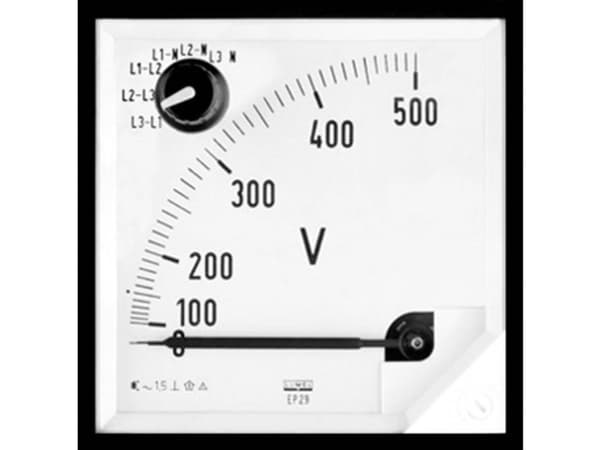 Lumel EP27 500V uppoasennettava mittarap1 osa EP27 500V 500 V/AC Pehmeä rauta