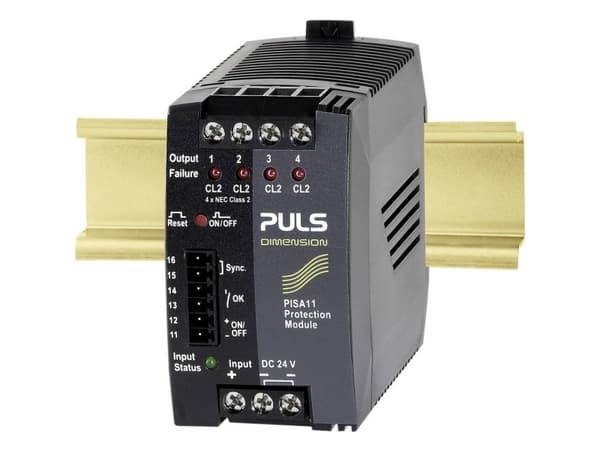 PULS DIMENSION PISA11.CLASS2 Säkringsmodul 24 V/DC 3,7 A 4 x