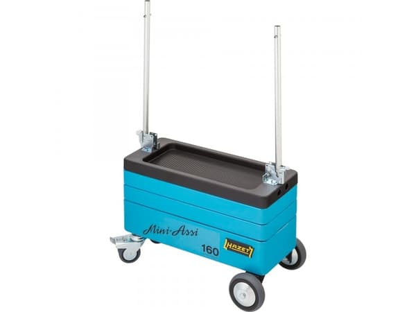 HAZET 160ST, Frittstående, 150 kg, Sort, Blå, 4 hjul, 590 mm, 345 mm