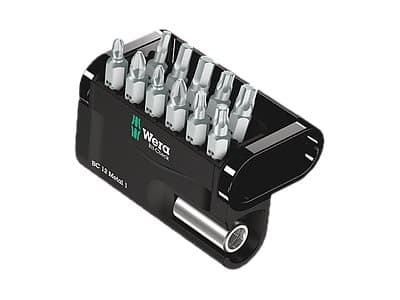 Wera Bit-Check 12 Metal 1 - Skrutrekkerbitssett - 12 stk
