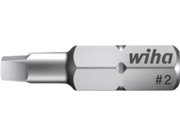 Wiha 7018 Z, 1 stk, Robertson, 2 x 25 mm, Krom-vanadium-stål, 2,5 cm, 5,4 g