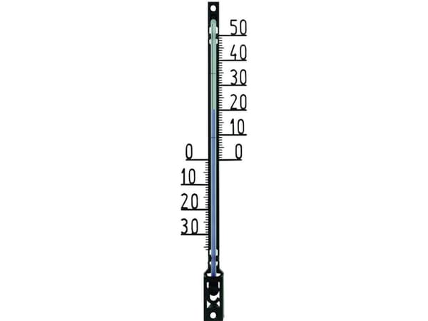TFA-Dostmann 12.6001.01.90, Galileo-termometer, Utomhus, Analog, Svart, Plast, Vägg