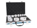 Pikkukuva 1 / 5: Makita D-47298, Setti, Metalli, Puu, 19,22,25,29,35,38,44,51,57,68,75 mm, 14 kpl, 11 kpl