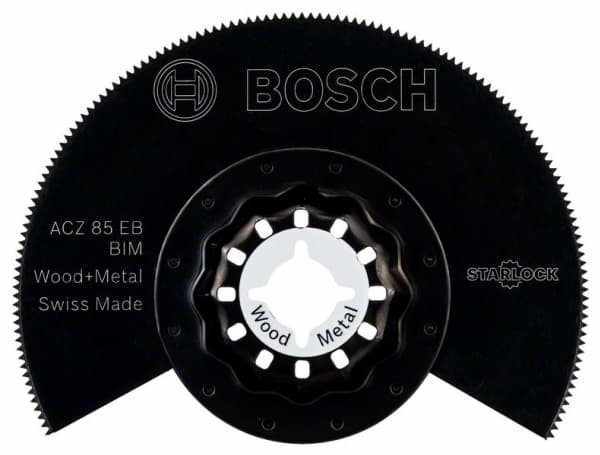Bosch Accessories 2609256943 ACZ 85 EB Bimetal Segmentsavklinge 85 mm 1 stk