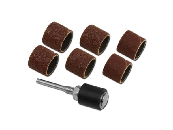 Donau Elektronik 1626 Slibehylstre-sæt med slibedorn (Ø) 13 mm 6 stk