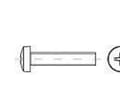 Miniatyrbild 1 av 4: TOOLCRAFT 145977 Linsskruvar M6 100 mm Phillips DIN 7985 Stål Galvaniserat 100 st