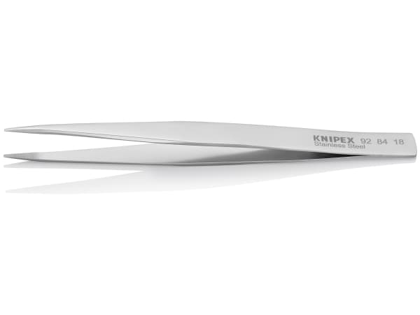 Knipex 92 84 18, Rustfrit stål, Rustfrit stål, Flad, Lige, 19 g, 12,5 cm