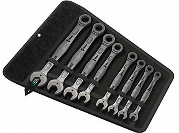 Wera 05020012001, 1/2,3/4,3/8,5/16,5/8,7/16,9/16,11/16", Metallisk, Stål, Kromnikkel, Matte, CE, GS, DVE