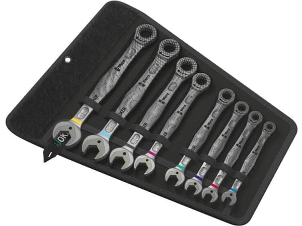 Wera 05020012001, 1/2,3/4,3/8,5/16,5/8,7/16,9/16,11/16", Metallisk, Stål, Kromnikkel, Matte, CE, GS, DVE