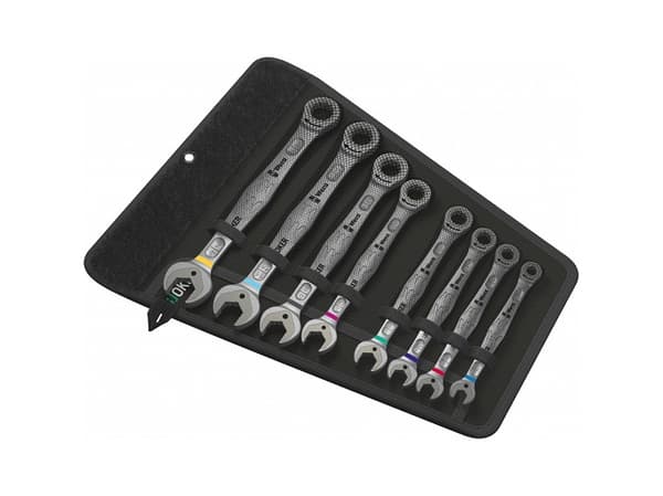 Wera 05020012001, 1/2,3/4,3/8,5/16,5/8,7/16,9/16,11/16", Metallisk, Stål, Kromnikkel, Matte, CE, GS, DVE