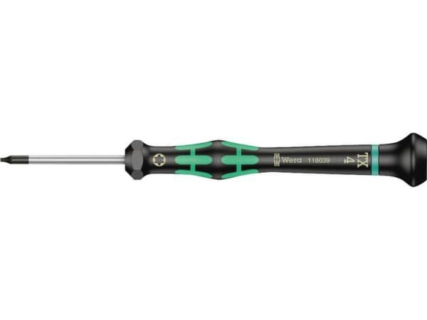 Wera 2067 Elektronik och finmekanik Torxskruvmejsel Storlek T 4 Bladlängd: 40 mm