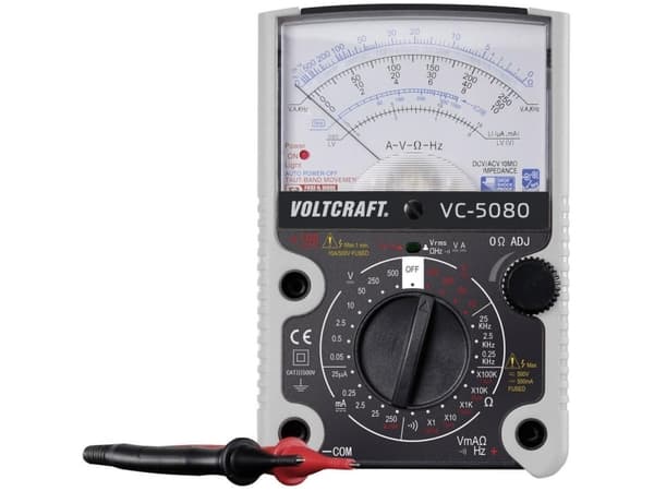 VOLTCRAFT VC-5080 Hånd-multimittari Analoginen CAT III 500 V