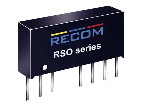 RECOM RSO-2415DZ/H3 DC/DC-omvandlare, tryck 24 V/DC 15 V/DC, -15 V/DC 33 mA 1 W Antal utgångar: 2 x