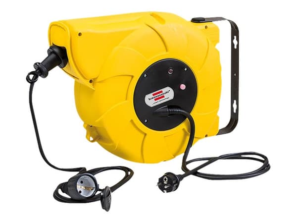 brennenstuhl H07RN-F 3G1,5 - Förlängningskabel för ström - power CEE 7/7 (hona) till power CEE 7/7 (hane) - AC 230 V - 18 m - svart