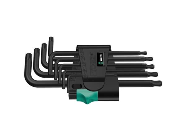 Wera 05024242001, L-torx nyckel, TX8, Svart, Tjeckien, 72 mm, 25 mm