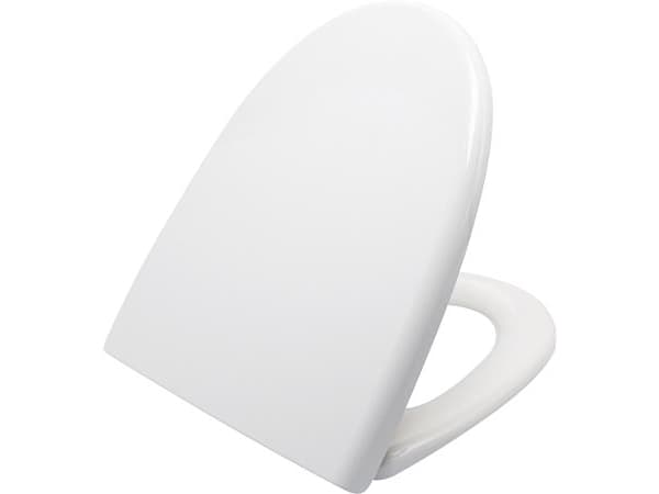 Pressalit 724 toiletsæde inkl. fast beslag i rustfrit stål. Projekt model til Ifø Sign.