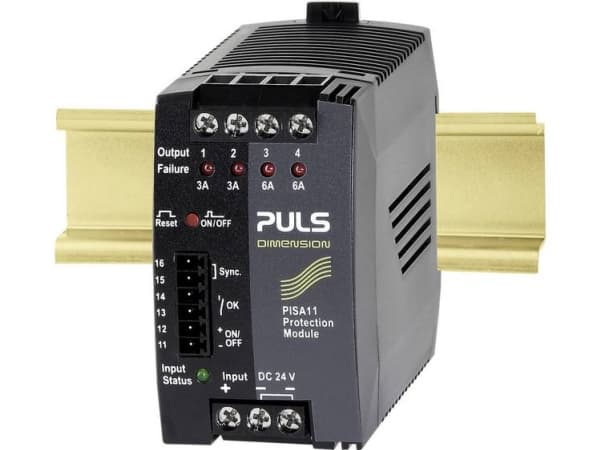 PULS DIMENSION PISA11.203206 Sulakemoduuli 24 V/DC 6 A Lähtöjen määrä:4 x Sisältö 1 kpl