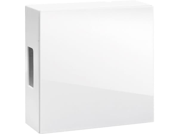 URMET Dörrklocka DING DONG, Färg på hölje: Vit, Front: Vit, 8-12V eller 9V batteri, Mått: 118 x 118 x 47 mm